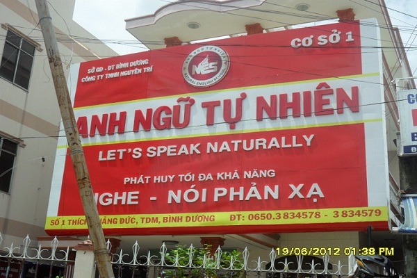 Các trung tâm anh ngữ ở Bình Dương 5